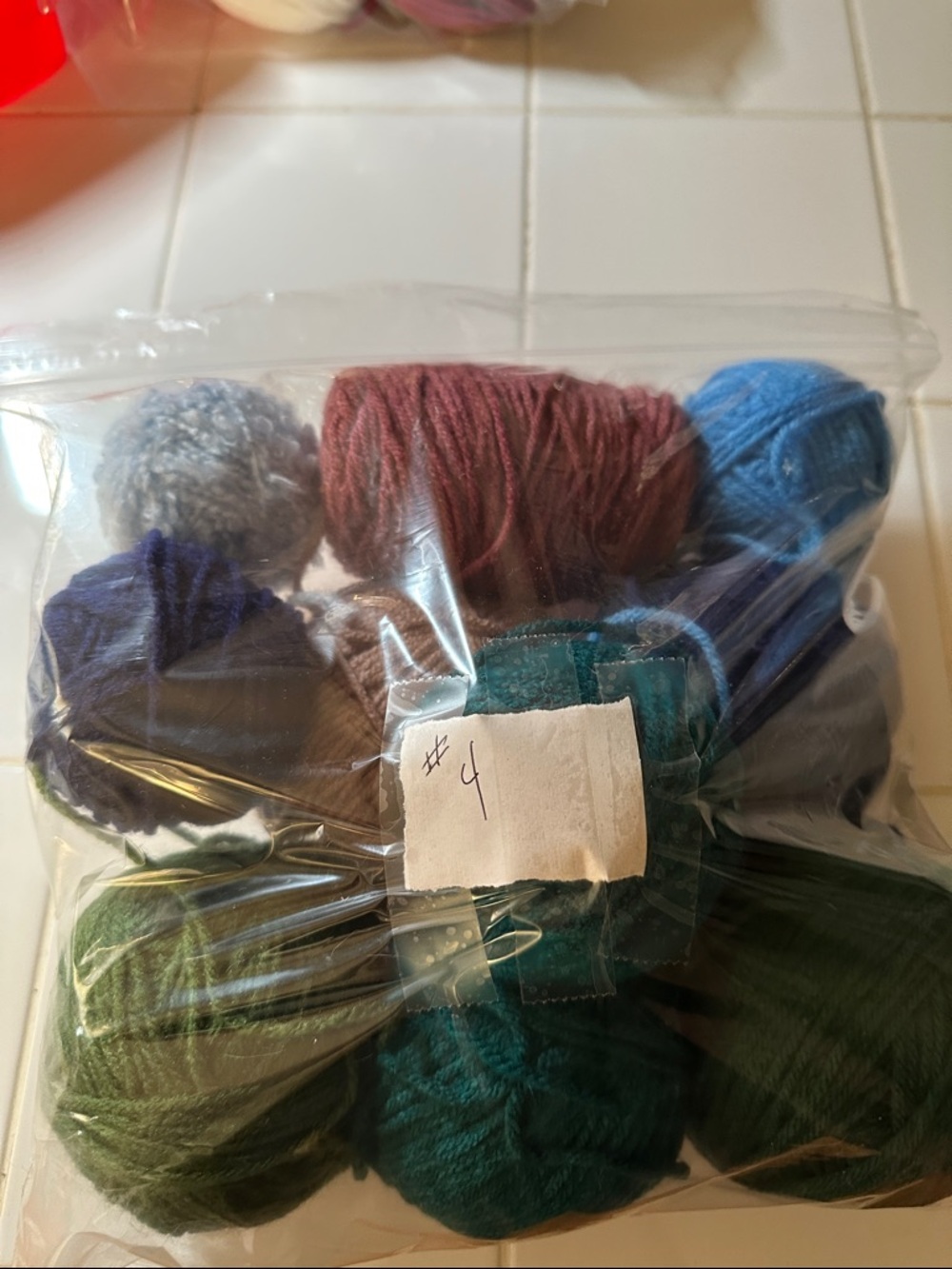 Assorted Yarn Bundle - Multi Color Skeins #4